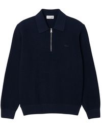 Lacoste - Blauwe Sweater Maglie - Lyst