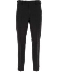 Cellar Door - Broeken ,Grijs ,Wol Stretch Wollen Broek - Lyst