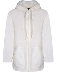 Moncler - Jassen ,Wit ,Polyester Iole Light Jacket - Lyst