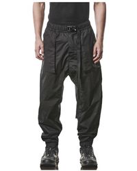 Thom Krom - Broeken ,Zwart ,Katoen Pantalone Cavallo Basso - Lyst
