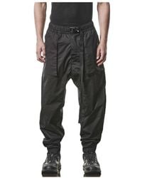 Thom Krom - Broeken ,Zwart ,Katoen Pantalone Cavallo Basso - Lyst
