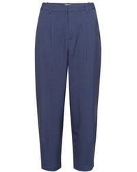 Kaffe - Cropped Trousers - Lyst