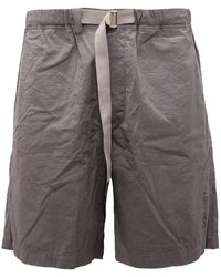 KENZO - Korte Broeken ,Grijs ,Bermuda Shorts Met Elastische Tailleband - Lyst