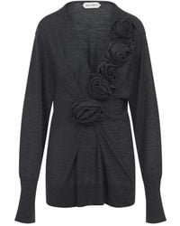 Alberta Ferretti - V-Neck Knitwear - Lyst