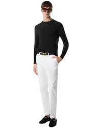 Tom Ford - Zwarte Wol Crew Neck Sweater - Lyst