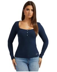 Guess - Long Sleeve Tops - Lyst