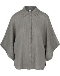 Bomboogie - Regular Fit Linnen Overhemd - Lyst
