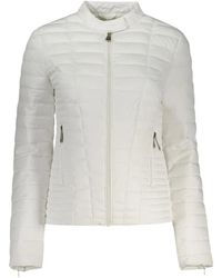 Guess - Giacca da in polietilene bianco - Lyst