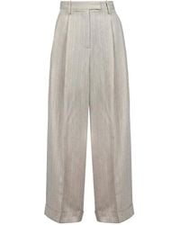 Alysi - Wide Trousers - Lyst