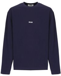 MSGM - Long Sleeve Tops - Lyst
