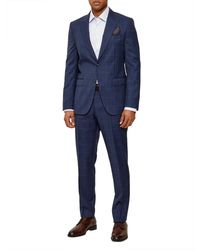 HUGO - Kostuums ,Blauw ,Wol Huge Suit - Lyst