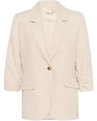 Cream - Blazers - Lyst