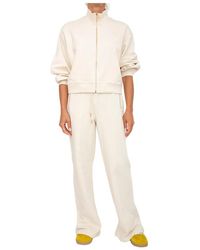 Twinset - Fitness ,Wit ,Katoen Ivoor Compleet Katoenen Set - Lyst
