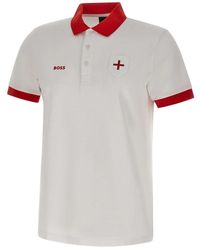 HUGO - Tops ,Wit ,Katoen Paddy Polo Shirt - Lyst