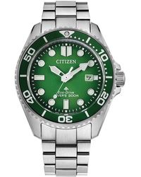 Citizen - Accessoires ,Grijs ,Duiker's Eco Drive 200 Mt 40Mm - Lyst