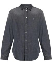 Versace - Leichtes Denim-Hemd - Lyst
