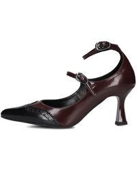 Lodi - Rote Lackleder Pumps Mit Spitzer Zehenpartie - Lyst