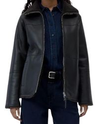 Closed - Imitatie Shearling Jas - Lyst