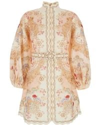Zimmermann - Daylight Mini Jurk - Lyst
