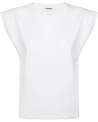 Dondup - Camiseta Casual De Algodón, Mujer, Talla - Lyst