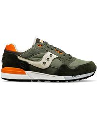 Saucony - Grüne shadow 5000 sneakers stone washed - Lyst
