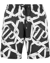 Philipp Plein - Jogging Shorts Pp Chains - Lyst