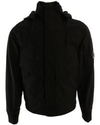 C.P. Company - Jassen ,Zwart ,Polyester Shell-R Hooded Lens Jacket - Lyst