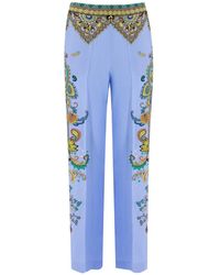 Etro - Wide Trousers - Lyst