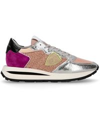 Philippe Model - Schoenen ,Veelkleurig ,Suède Sneakers Tropez Haute Running - Lyst