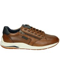 Sioux - Schoenen ,Bruin ,Leer Casual Leren Schoenen Cognac Kleur - Lyst