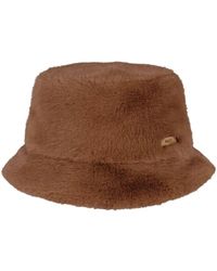 Barts - Accessoires ,Bruin ,Polyester Bretia Hoed - Lyst