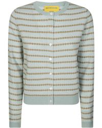 Guest In Residence - Pebble Stripe Jane Cardigan - Lyst