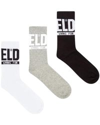 DIESEL - Skm-Ray Threepack Sokken - Lyst