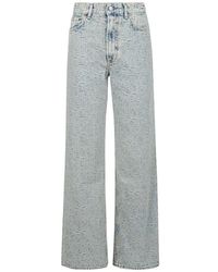 Acne Studios - Jeans Mit Monogramm Und Lockerer Passform - Lyst