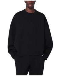 Represent - Hoodies & Sweatvesten ,Zwart ,Katoen Initial Boxy Sweater - Lyst