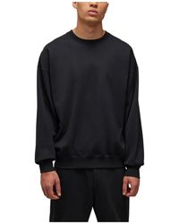 adidas - Brushed Terry Crew Sweatshirt - Lyst