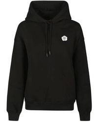KENZO - Hoodies & Sweatvesten ,Zwart ,Katoen Oversized Sweatshirt 2.0 - Lyst