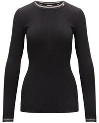 Elisabetta Franchi - Long Sleeve Tops - Lyst