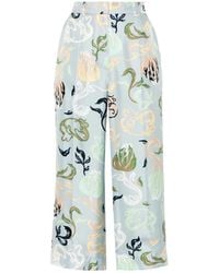 Lanvin - Wide Trousers - Lyst