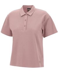 Colmar - Fitness ,Roze ,Katoen Piqué Polo Shirt Met Splitjes - Lyst