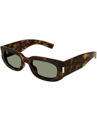 Saint Laurent - Havana/green gafas de sol sl 697 - Lyst