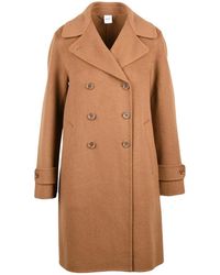 Aspesi - Double-Breasted Coats - Lyst