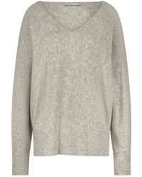 Summum - Oversized Wollmischung Strickpullover - Lyst