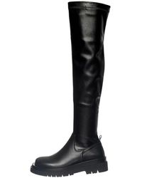 CESARE GASPARI - Overknee Chunky Stiefel - Lyst