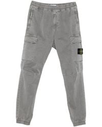 Stone Island - Slim-Fit Trousers - Lyst