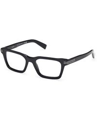 ZEGNA - Schwarz Graue Brillengestelle - Lyst