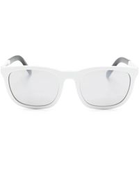 Moncler - Weiße sonnenbrille mit originalzubehör - Lyst