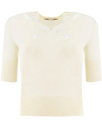 Ermanno Scervino - Round-Neck Knitwear - Lyst