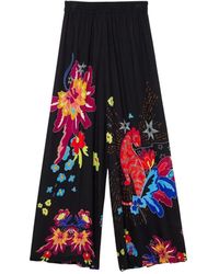 Desigual - Trousers > wide trousers - Lyst