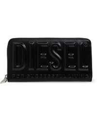 DIESEL - 3D Logo Portemonnee - Lyst